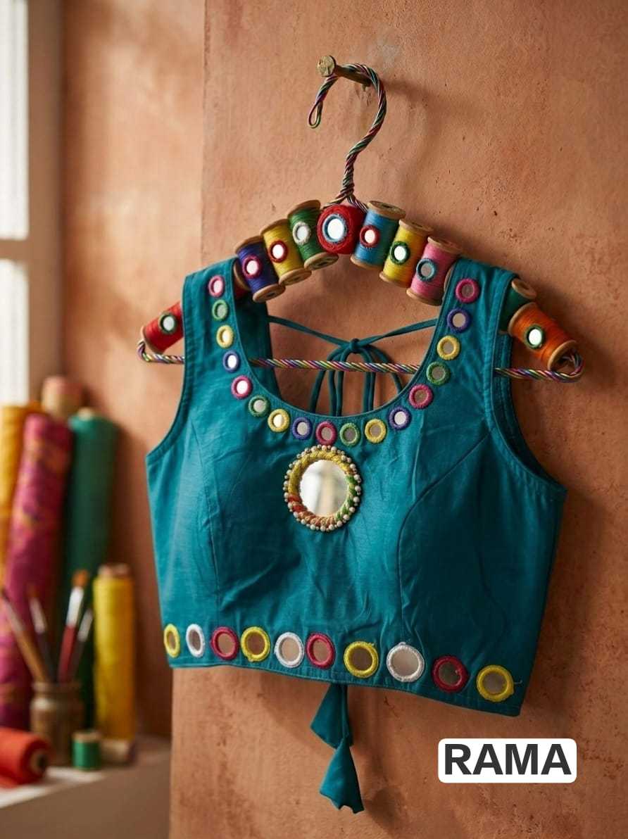 Krishnika Heavy Roman Silk Fashion Blouse