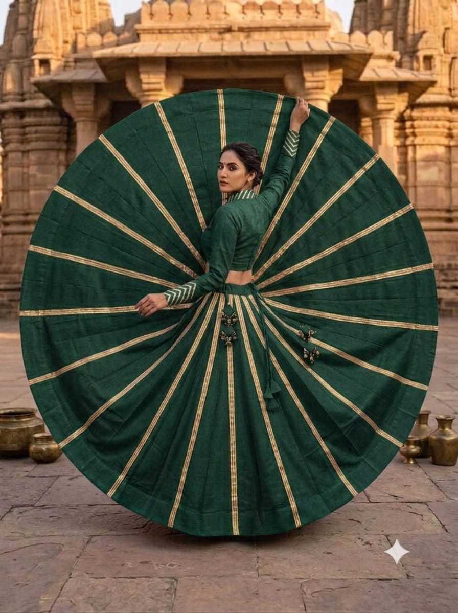 Magic Line Soft Cotton Silk Lehenga
