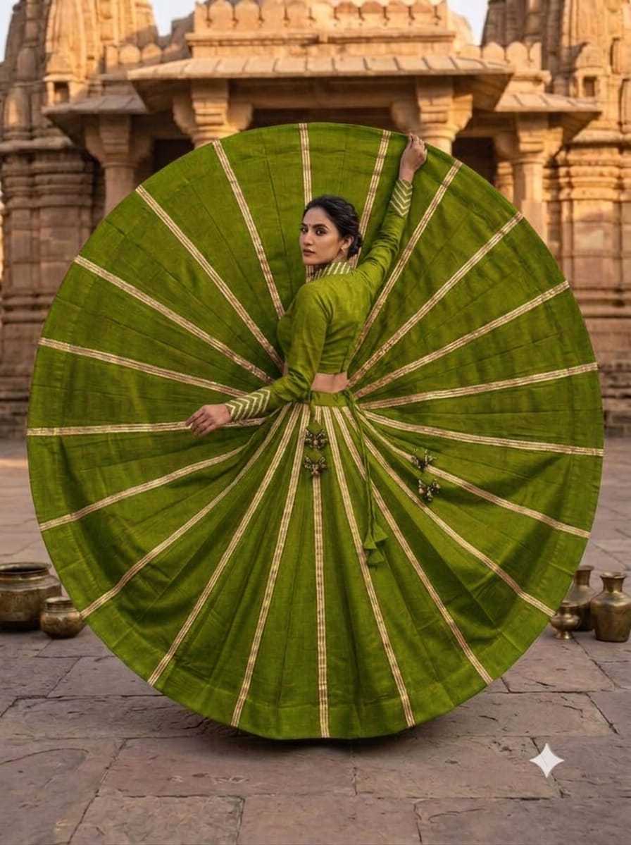 Magic Line Soft Cotton Silk Lehenga