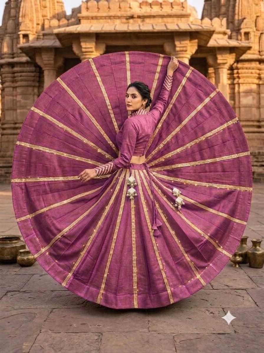 Magic Line Soft Cotton Silk Lehenga