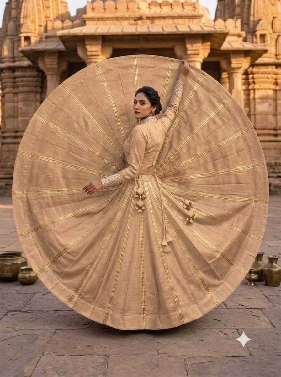 Magic Line Soft Cotton Silk Lehenga