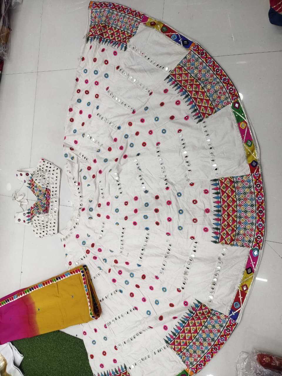Malai Cotton Designer Lehenga