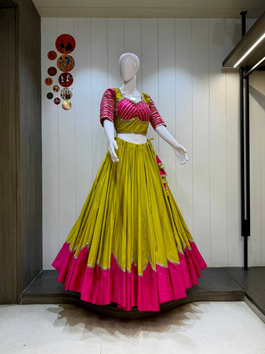 Moon Pure Silk Fancy Lehenga