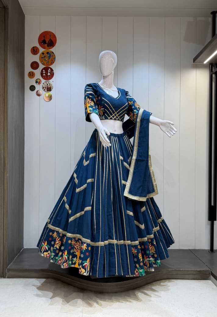 Nature Cotton Cambric Traditional Lehenga