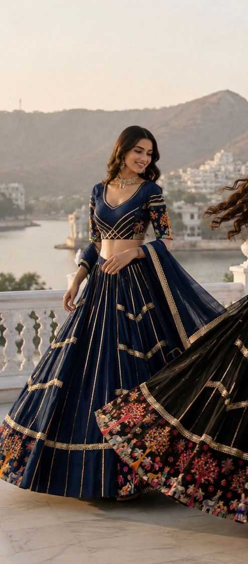 Nature Cotton Cambric Traditional Lehenga