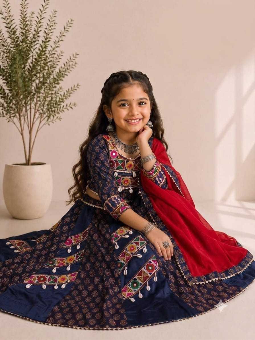 Payal Cotton Kids Lehenga