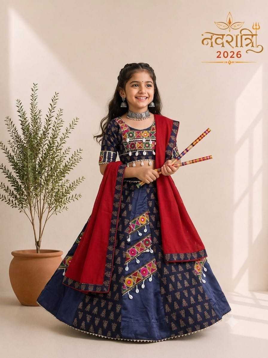 Payal Cotton Kids Lehenga