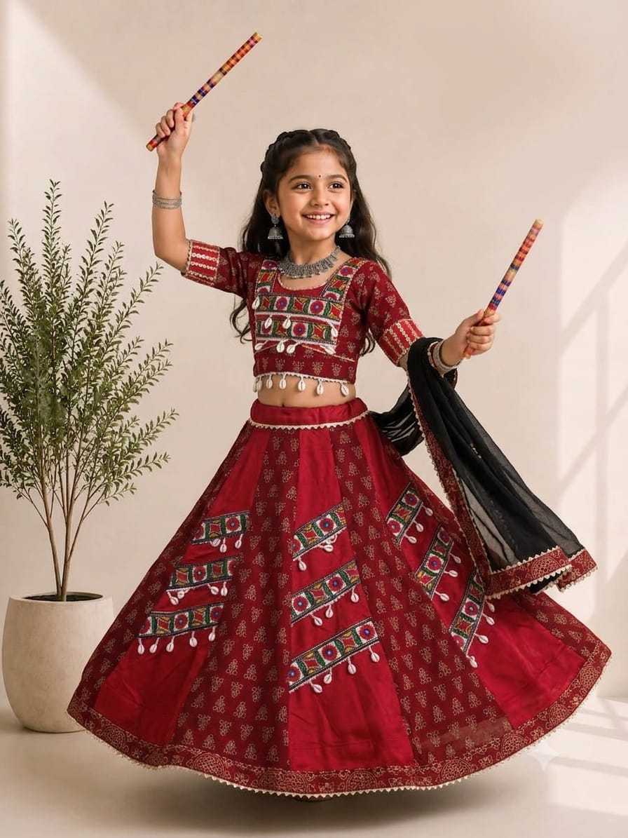 Payal Cotton Kids Lehenga