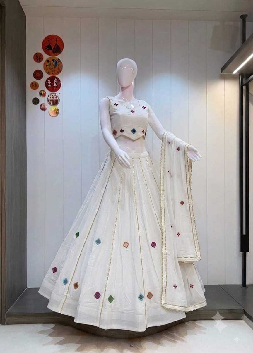 Ramayana Cotton Designer Lehenga