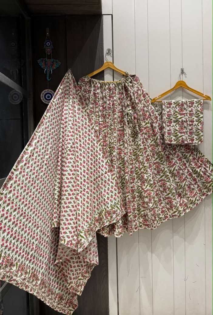 Samriddhi Cotton Cambric Designer Lehenga