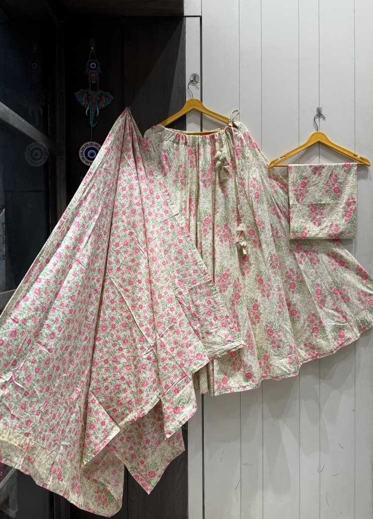Samriddhi Cotton Cambric Designer Lehenga