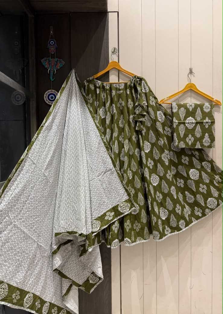 Samriddhi Cotton Cambric Designer Lehenga