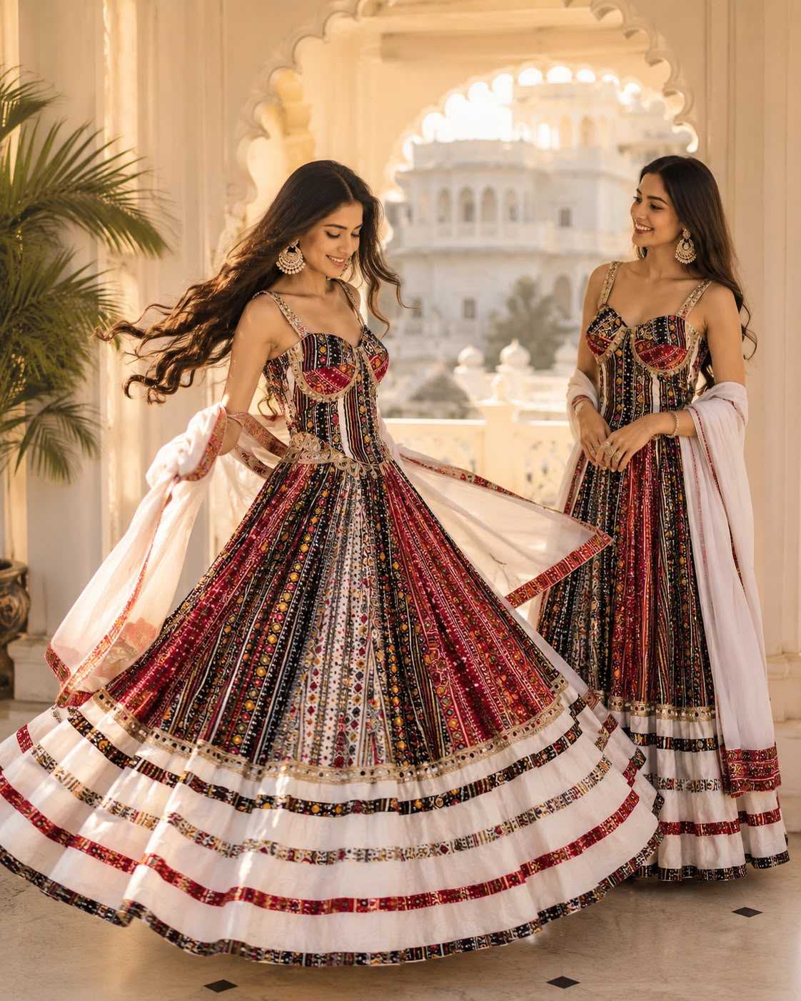 Sanedo Spagatty Cotton Fancy Lehenga