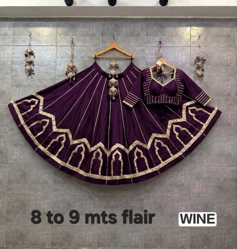 Temple Run Heavy Roman Silk Lehenga