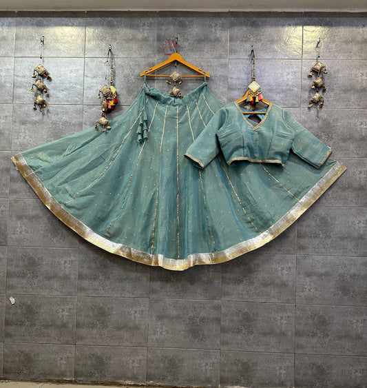 Tissue Silk Lehenga