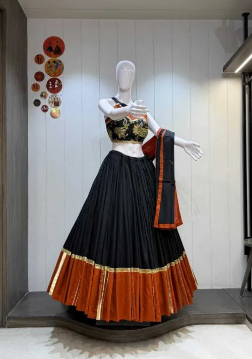 Urvashi Soft Cotton Silk Fancy Lehenga