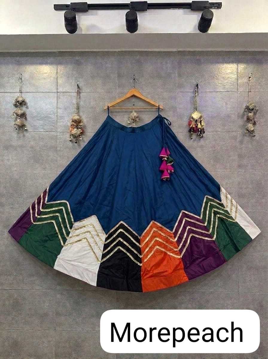 ZIG ZAG Soft Cotton Silk Designer Lehenga
