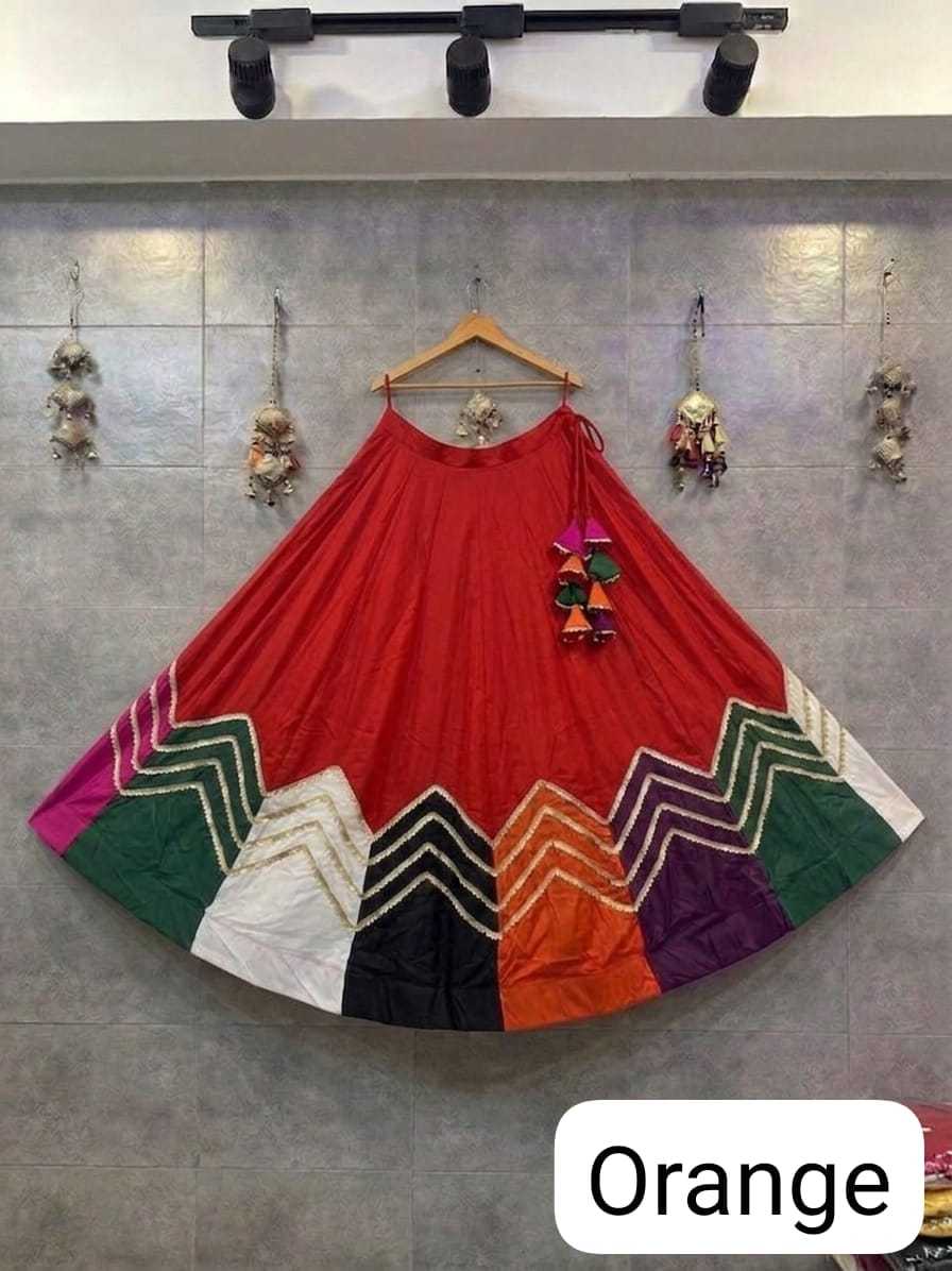 ZIG ZAG Soft Cotton Silk Designer Lehenga