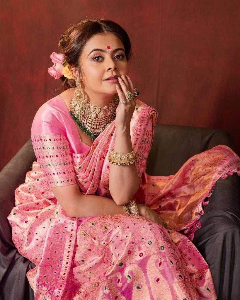 Lichi Silk Banarasi Saree