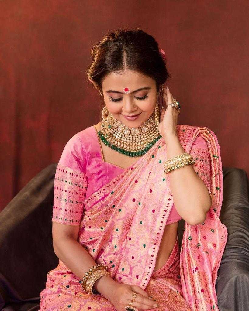 Lichi Silk Banarasi Saree