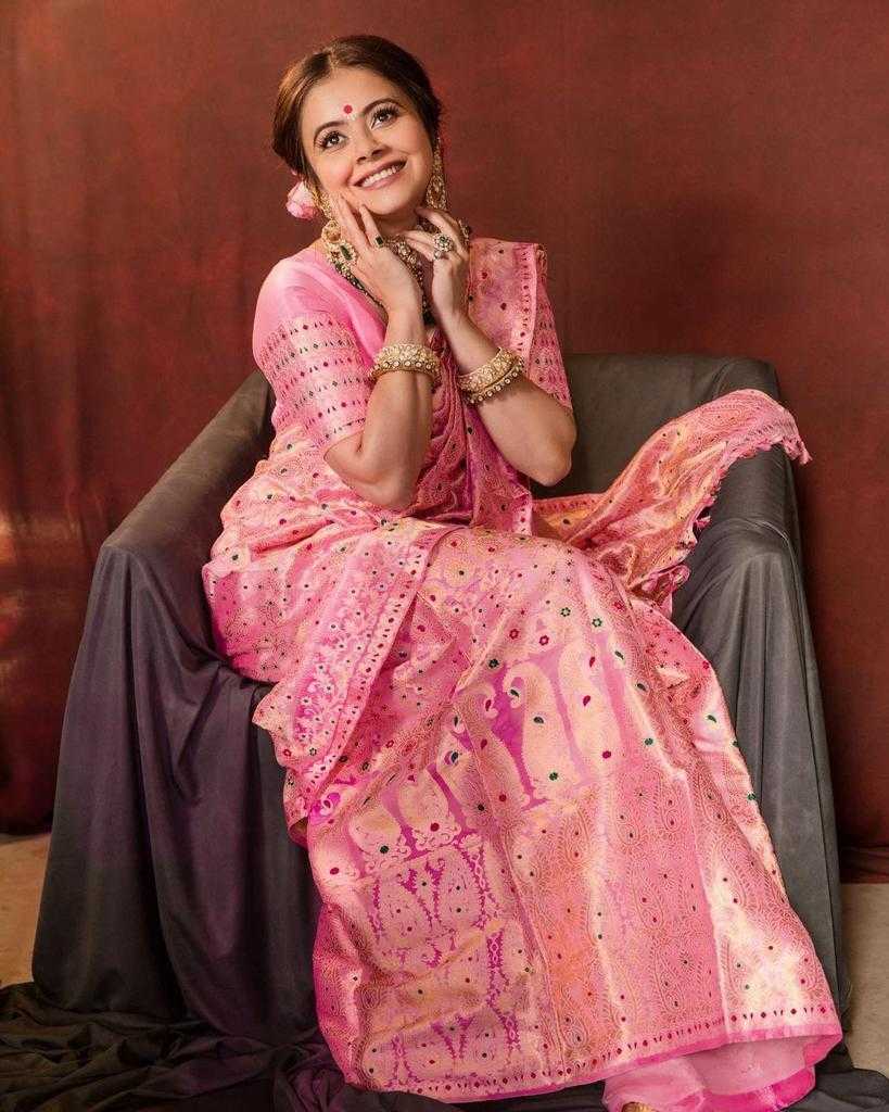 Lichi Silk Banarasi Saree