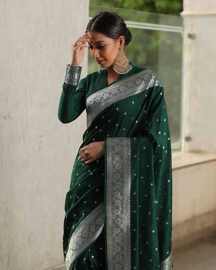 Lichi Silk Banarasi Saree