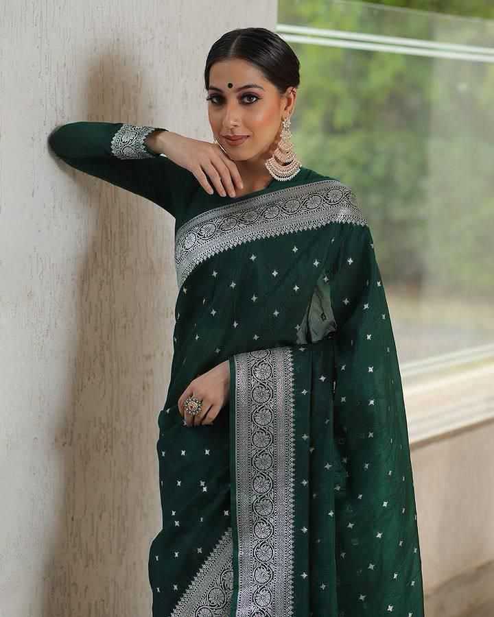 Lichi Silk Banarasi Saree