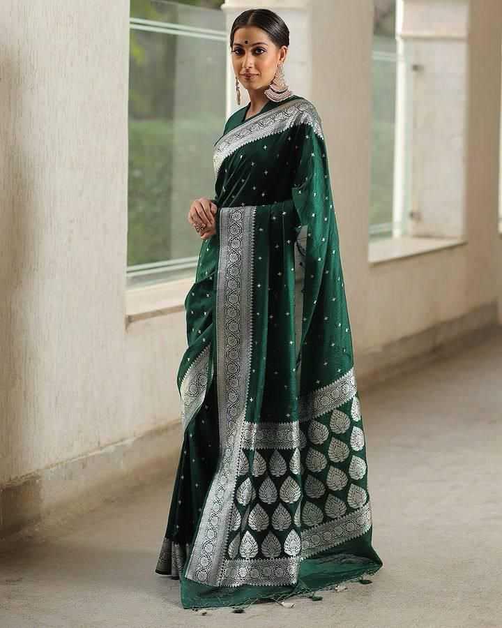Lichi Silk Banarasi Saree