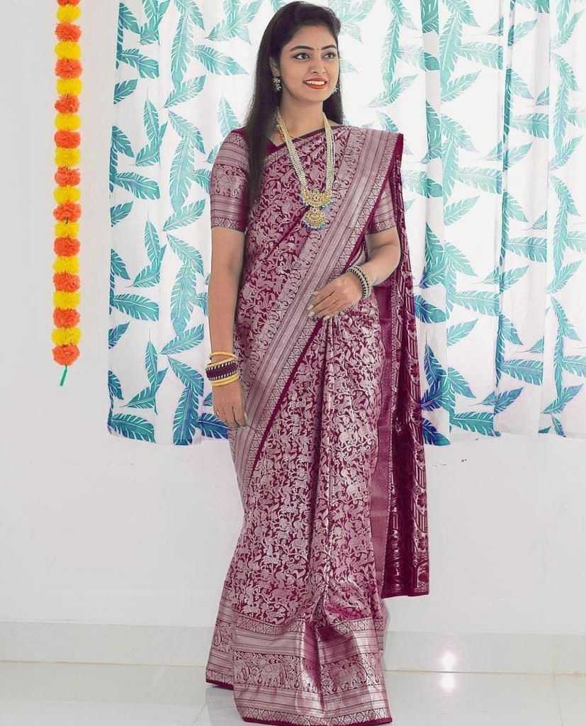 Lichi Silk Soft Saree