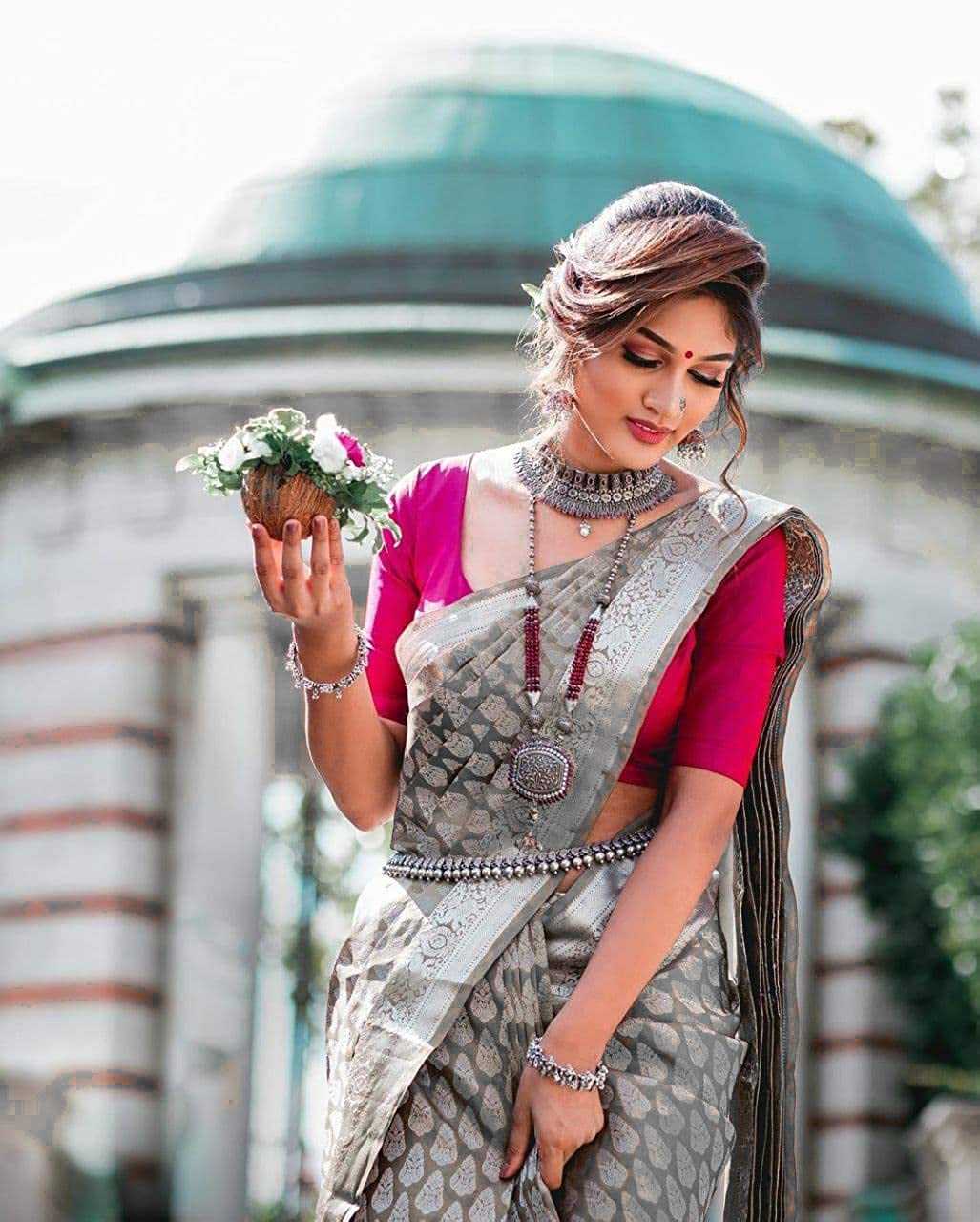 Lichi Silk Soft Saree