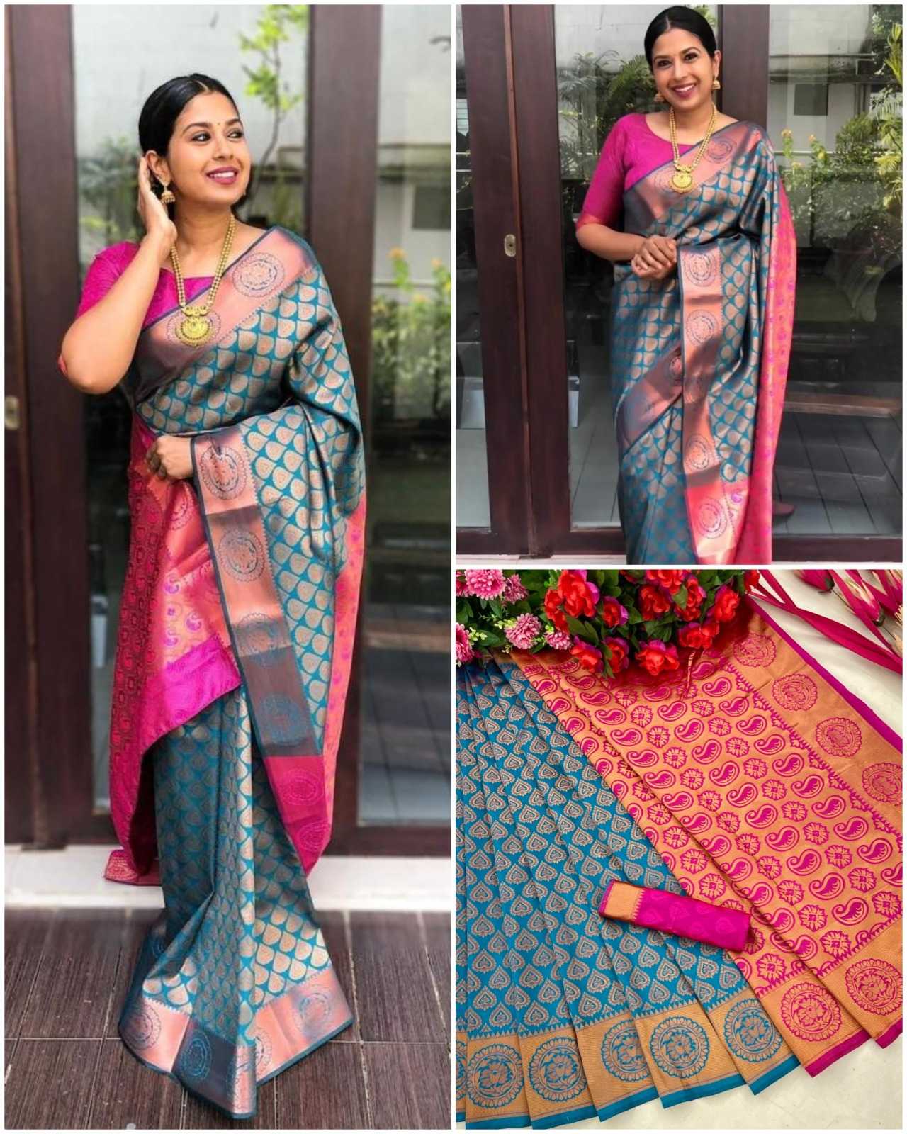 Lichi Silk Soft Saree