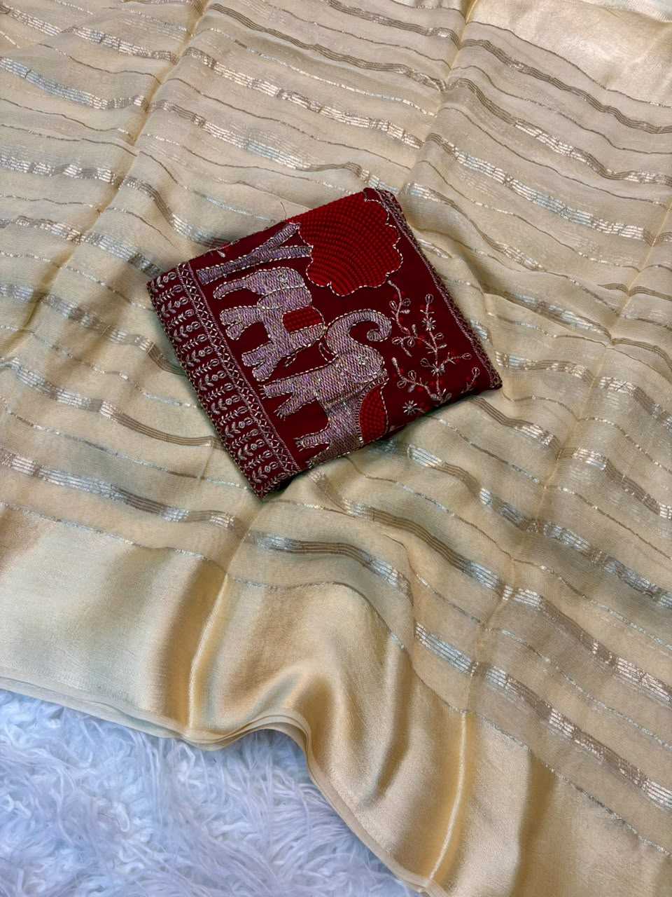 Pure Viscos Designer Saree
