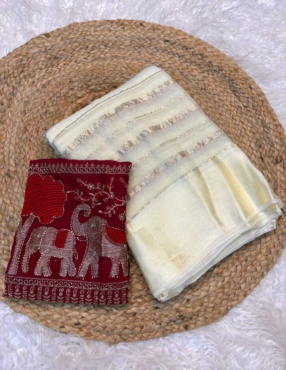 Pure Viscos Designer Saree