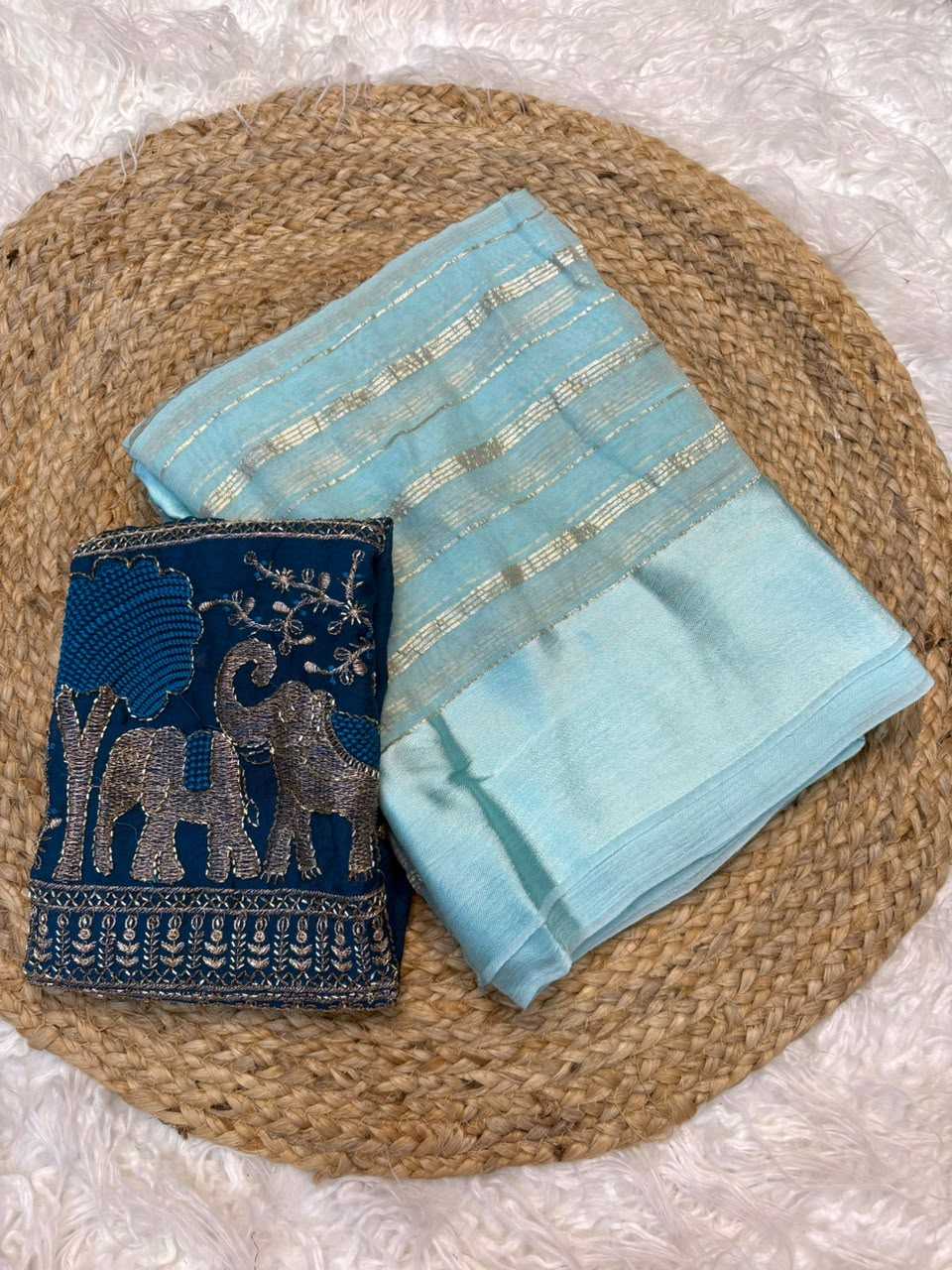 Pure Viscos Designer Saree