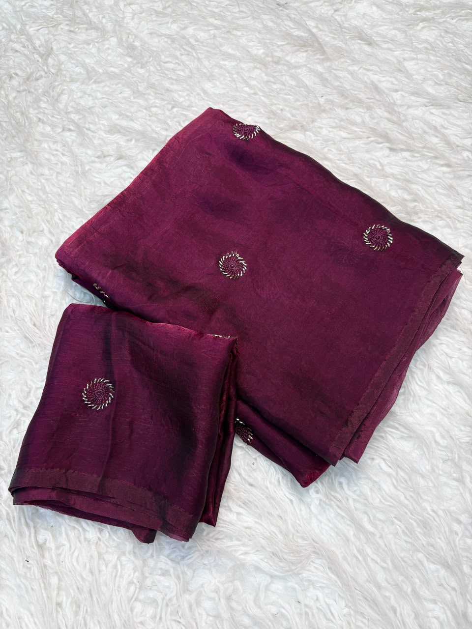 Satin Party Wear Saree