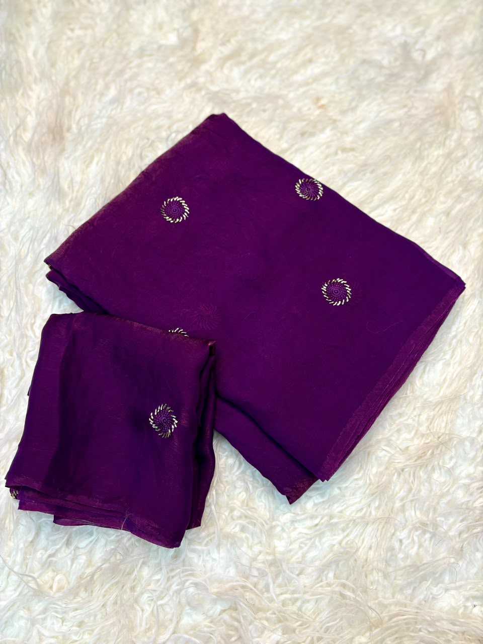 Satin Party Wear Saree