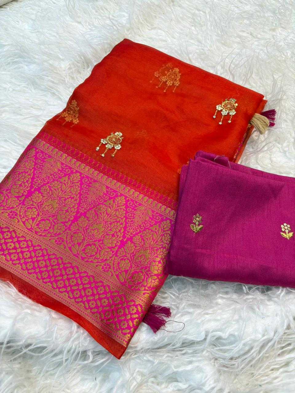 Organza Saree