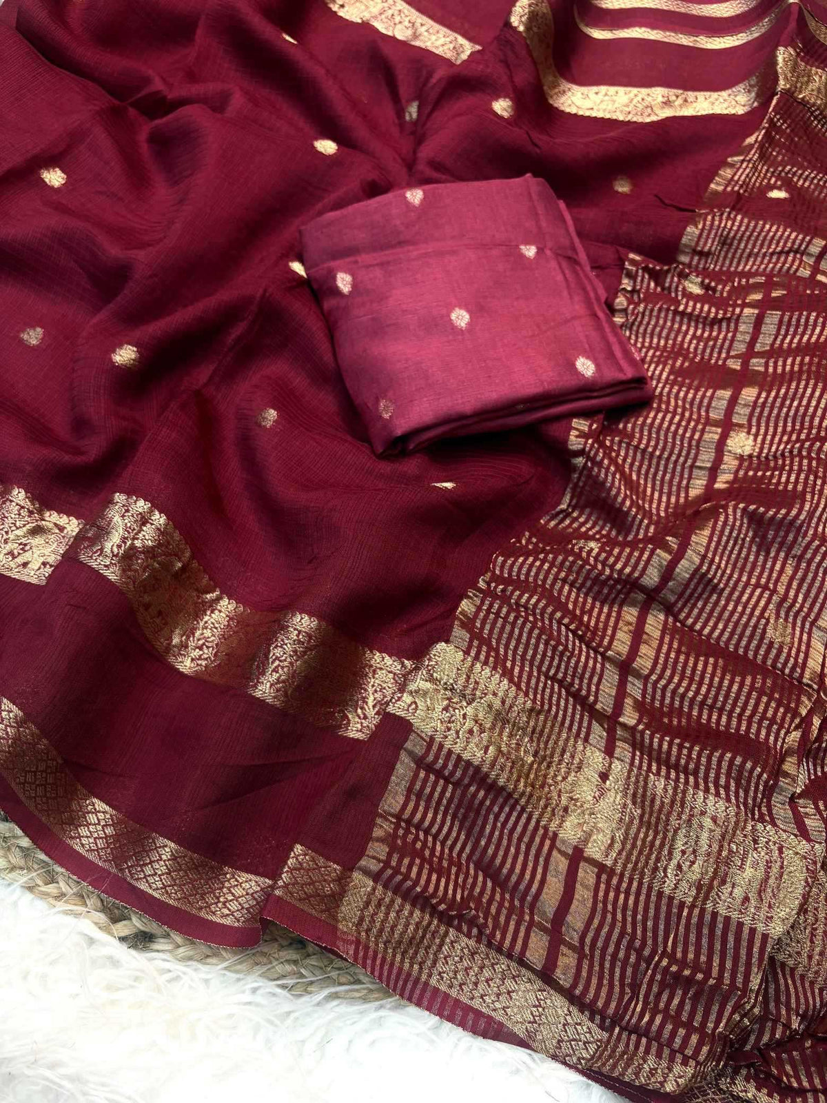 Shree Soft Kota Designer Saree in Green