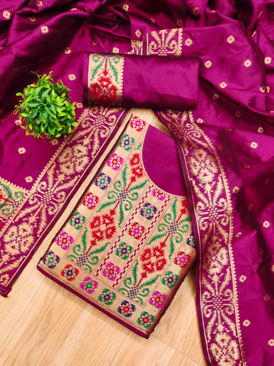 Soft Silk Ladies Suit