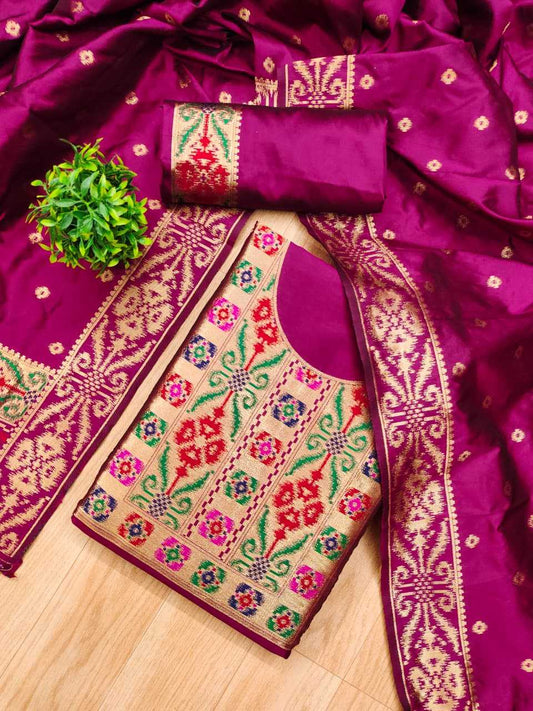 Soft Silk Ladies Suit