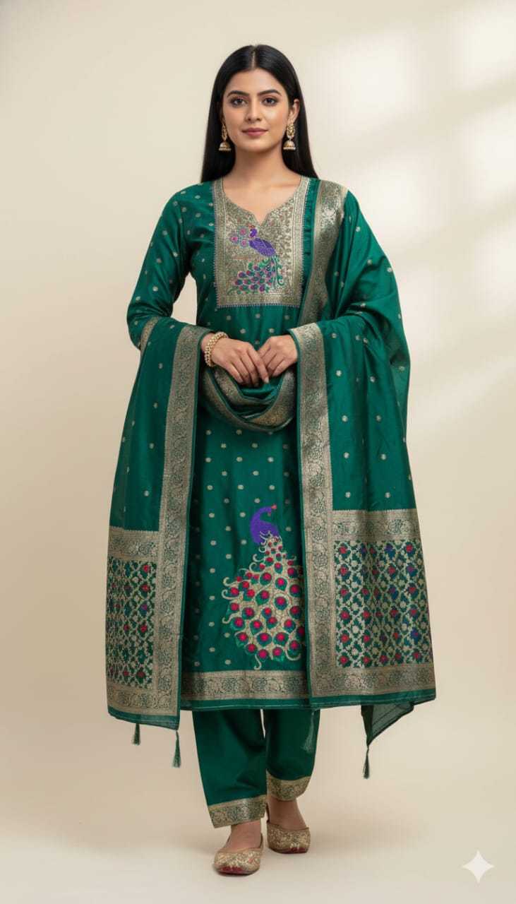 Soft Silk Ladies Suit