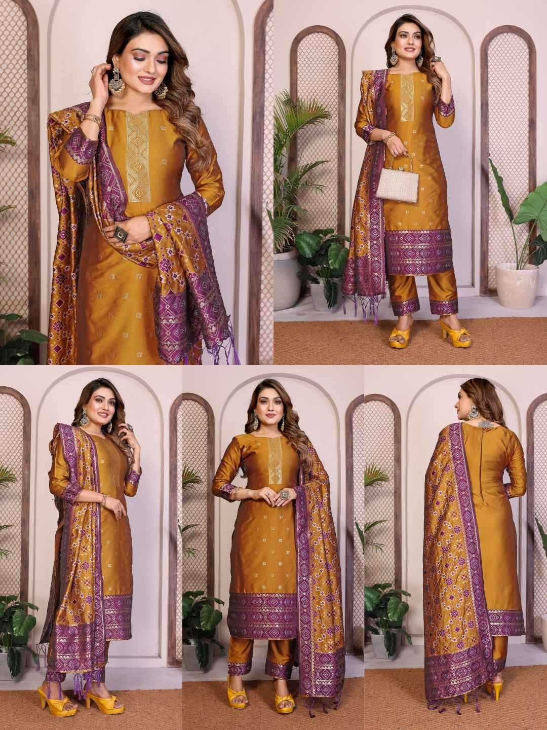 Soft Patola Silk Party Wear Kurti