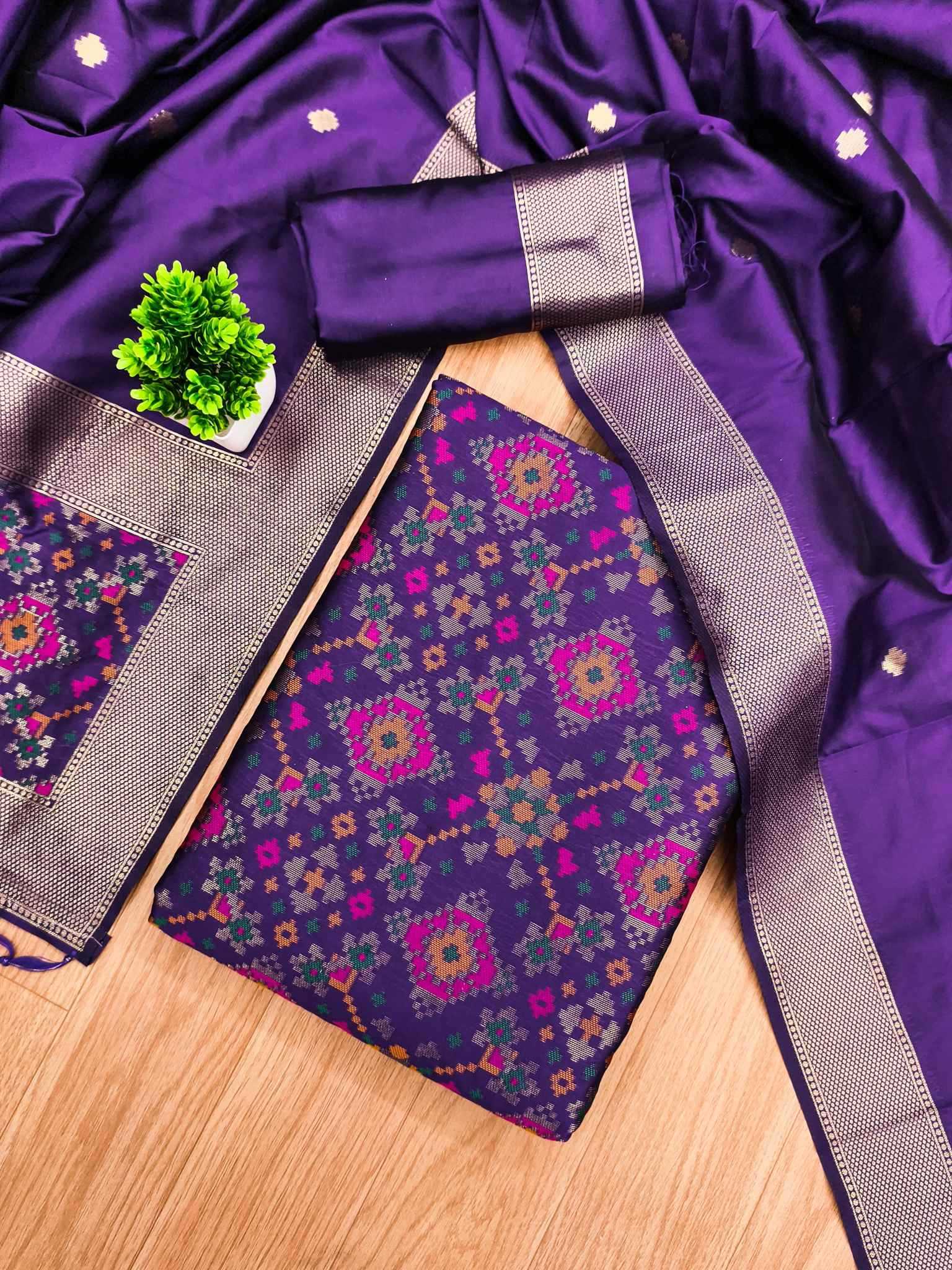 Patola Silk Ladies Suit