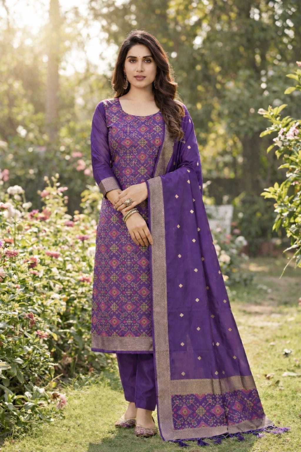 Patola Silk Ladies Suit