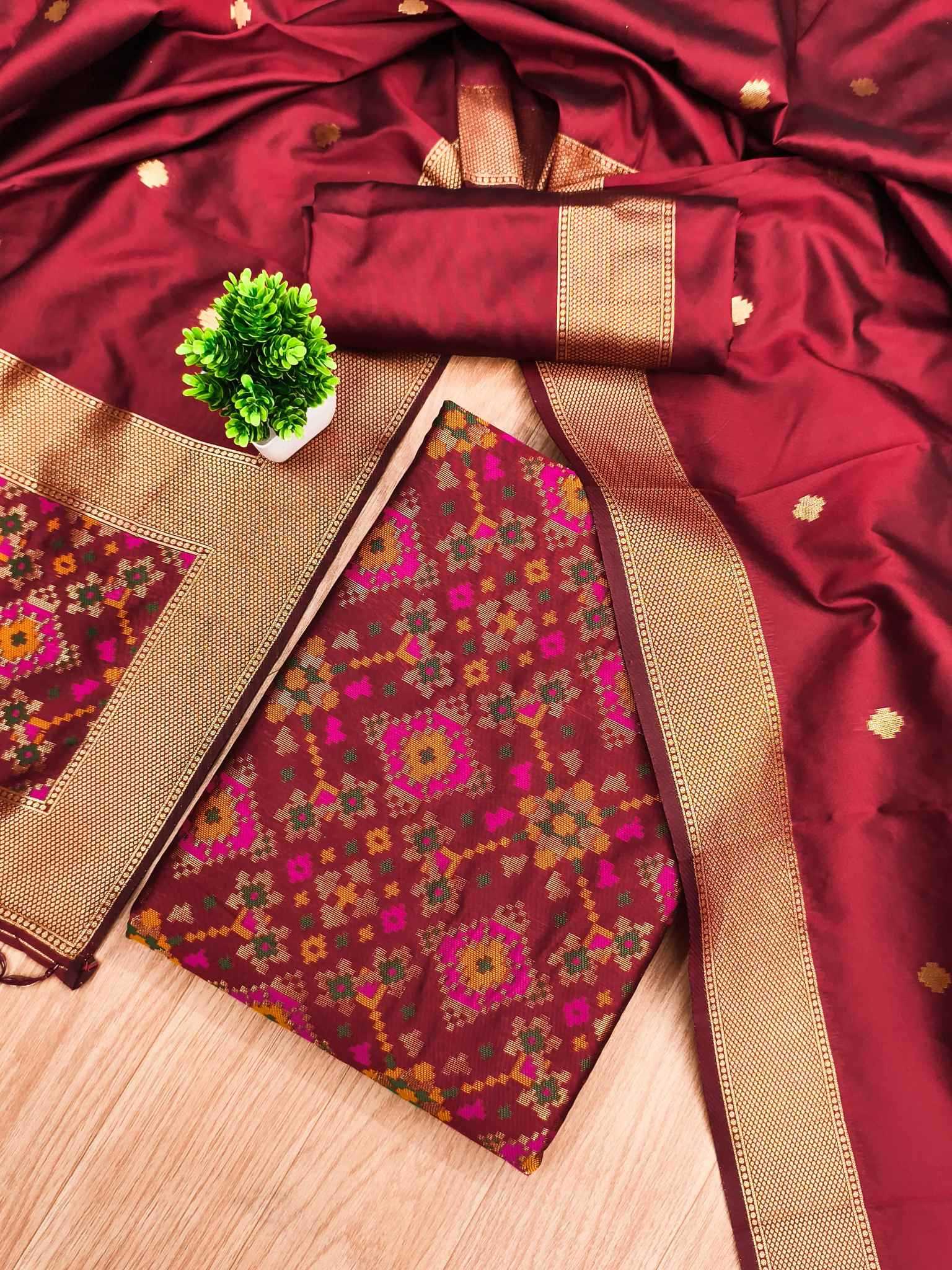 Patola Silk Ladies Suit