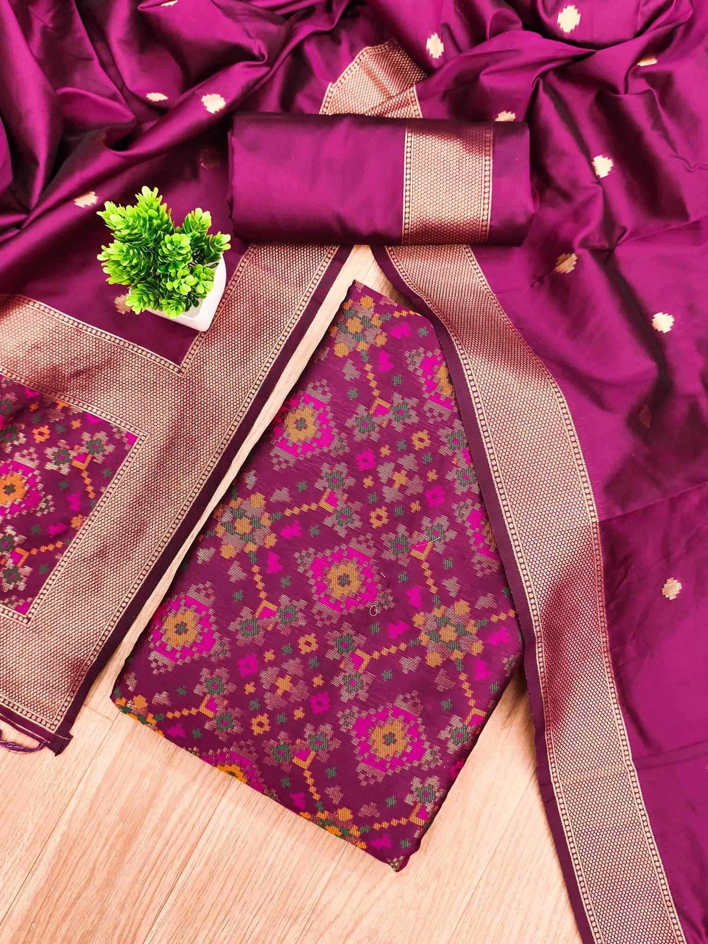 Patola Silk Ladies Suit