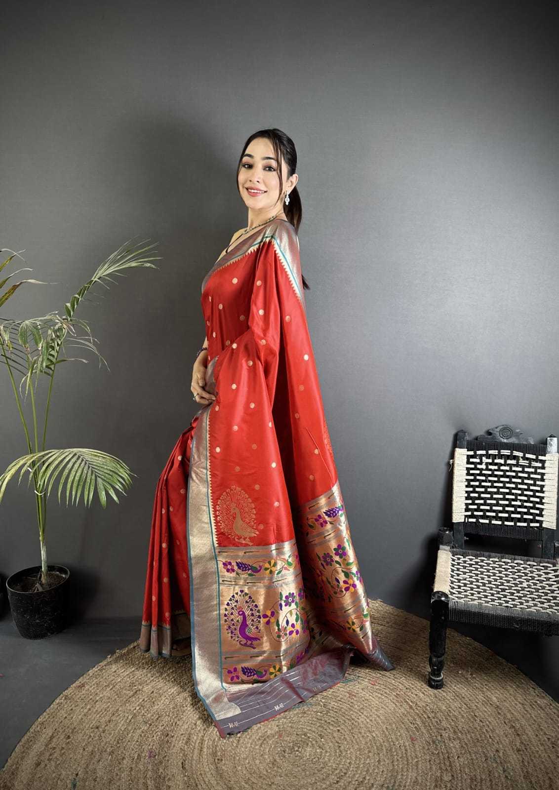 Aanchal Paithani Silk Designer Saree
