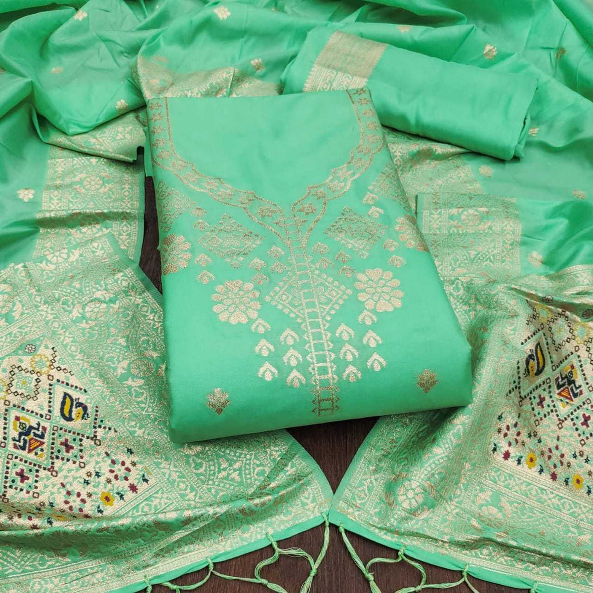 Soft Silk Ladies Suit