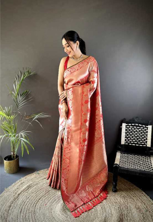 Griva Banarasi Soft Silk Designer Saree