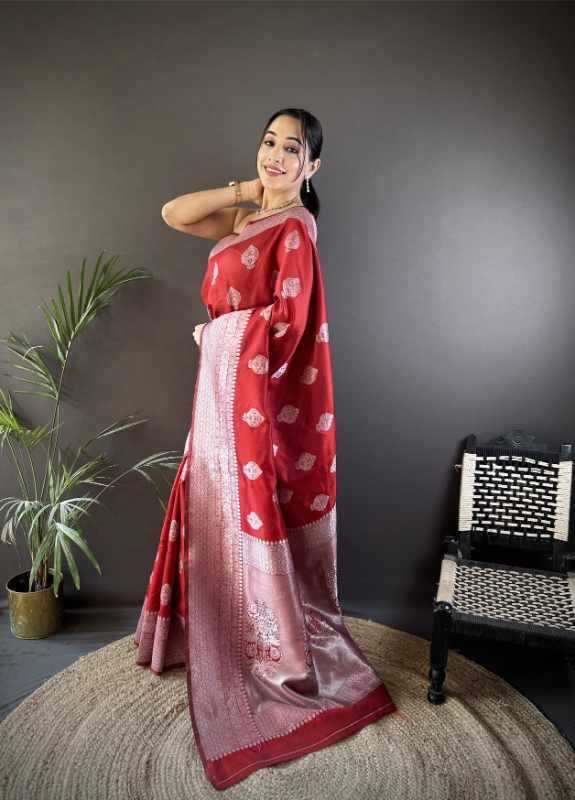 Khwaish Banarasi Soft Silk Designer Saree